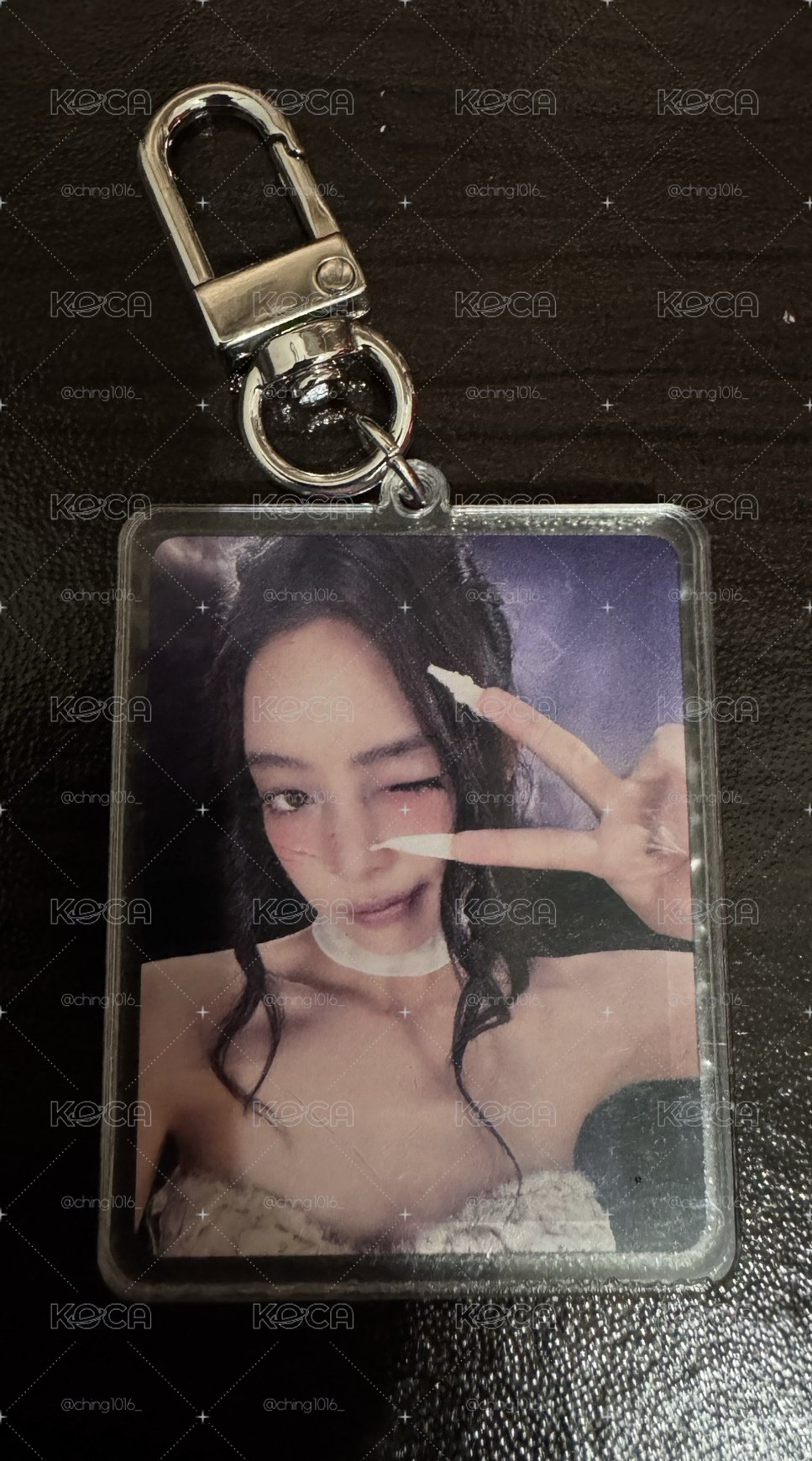 Jennie wvs特典 鑰匙圈吊飾 