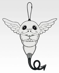 死滅迴游 壹 一番賞 K賞 小金 橡膠 吊飾 尖尾