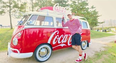 朴寶劍「可口可樂」模型玩具車