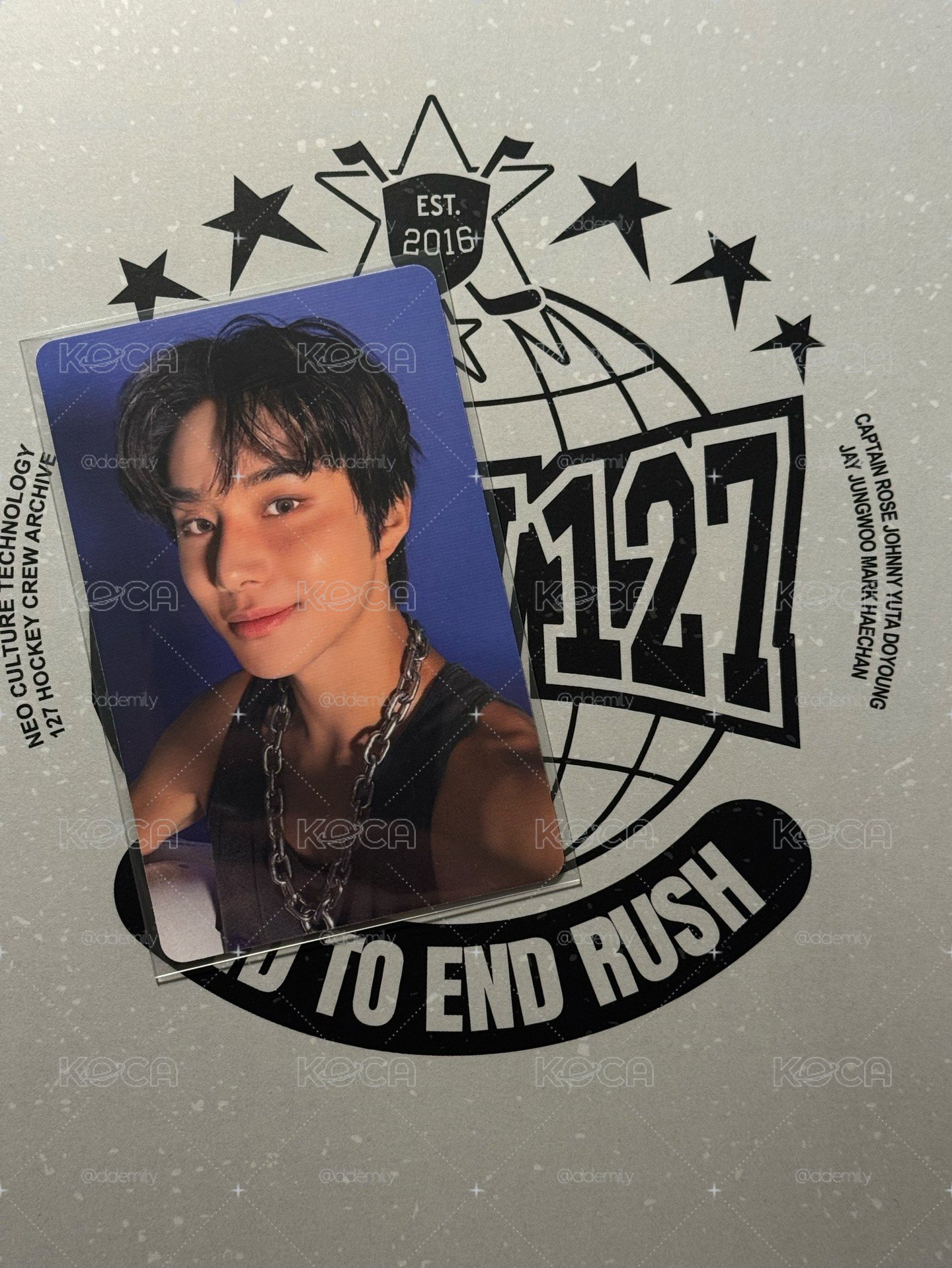 NCT127 年曆 小卡