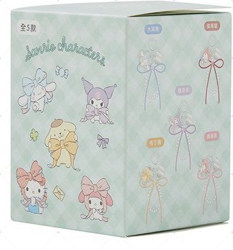 蝴蝶結樂園盲抽鑰匙圈吊飾