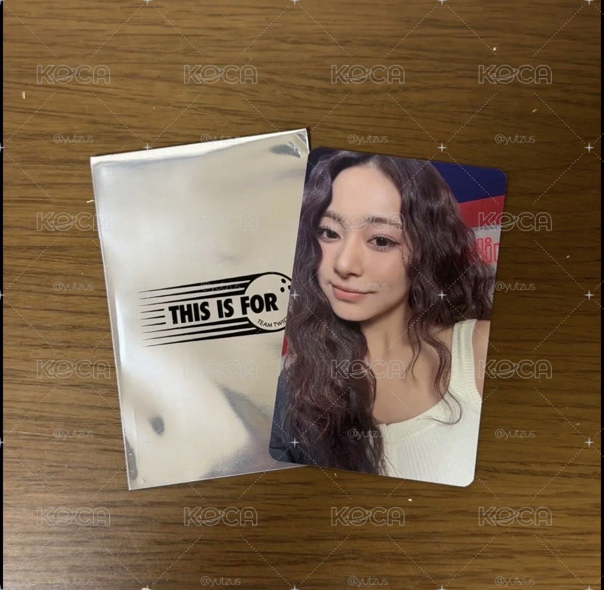 現貨 THIS IS FOR 新國立滿額卡 子瑜
