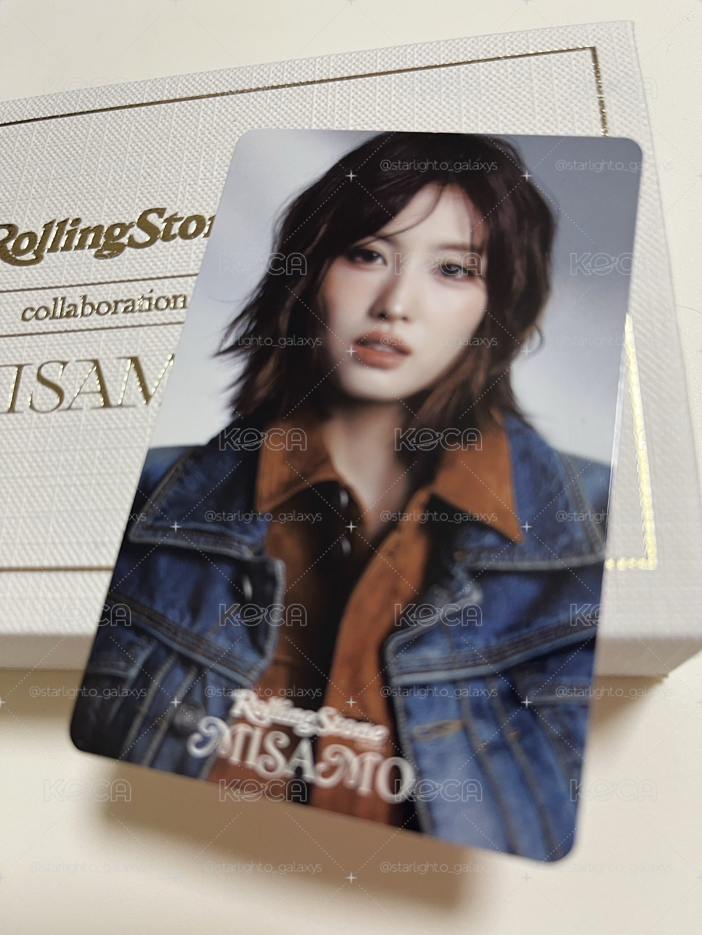 MISAMO RollingStone Korea 小卡/吊飾