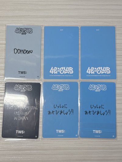 Tws 金道勳 卡包卡 6張不拆（可當帶）