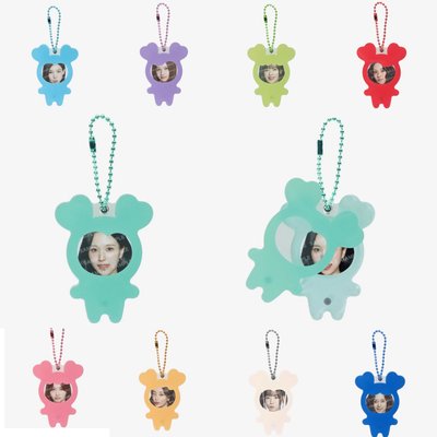 TWICE 新國立場周邊 照片鑰匙圈小吊飾