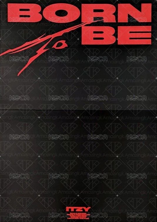 BORN TO BE 海報 限量版 背面