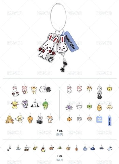 miniteen吊飾（圓全身