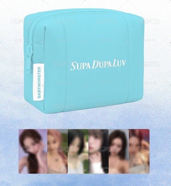 supa dupa luv 化妝包含卡
