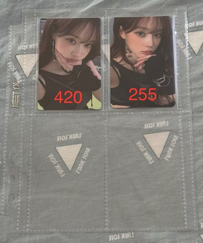 aespa 冬柚寧小卡 周邊