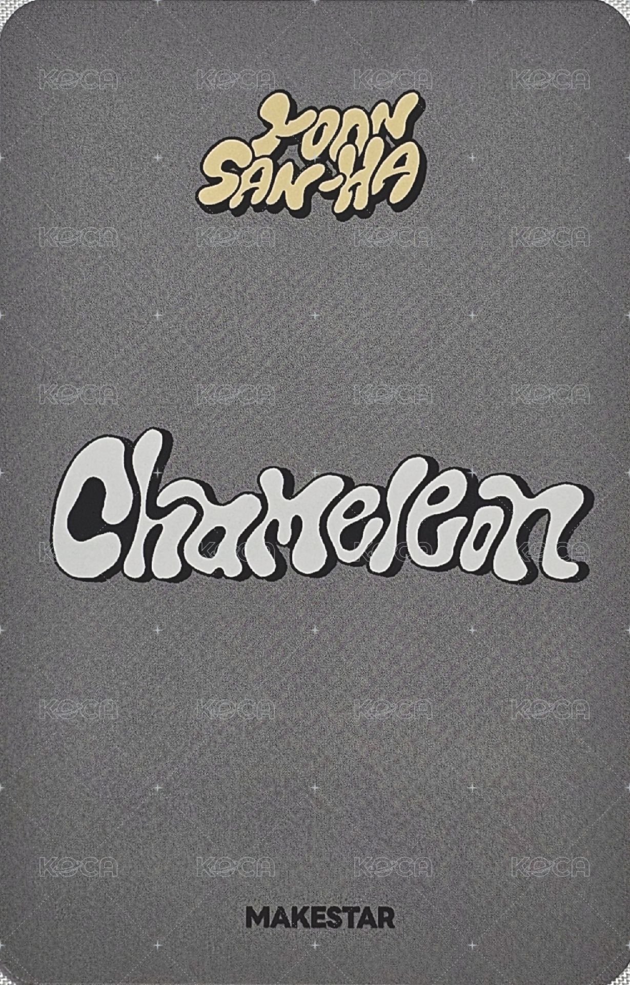 Chameleon ms 簽售卡 中籤卡 背面