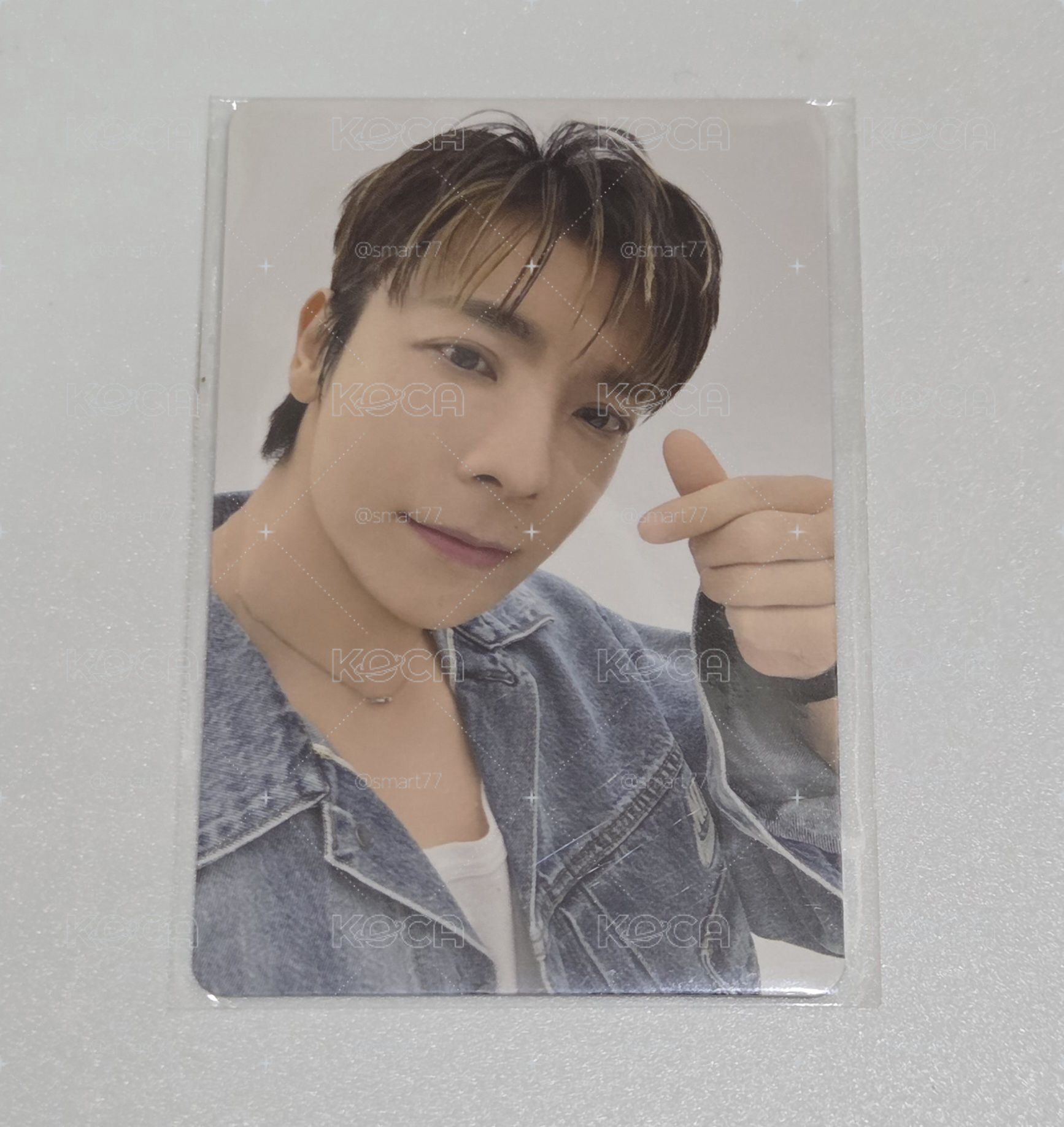 Super junior 日場周 李東海小熊餅乾卡 比心海
