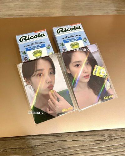 現貨｜IU X Ricola利口樂 B+C+薄荷糖*2