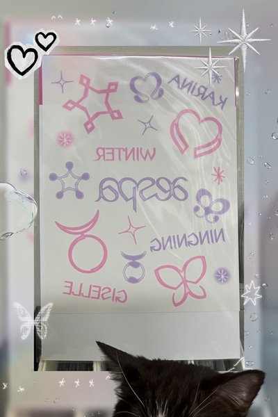 aespa 紋身貼