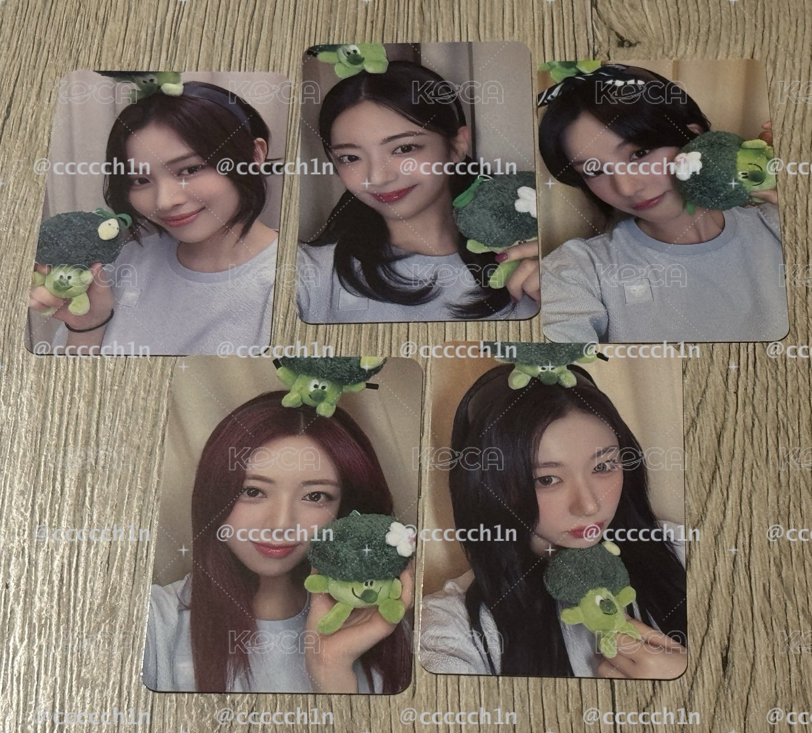 ITZY GWBG MS makestar 台北簽售卡 花椰菜🥦一套