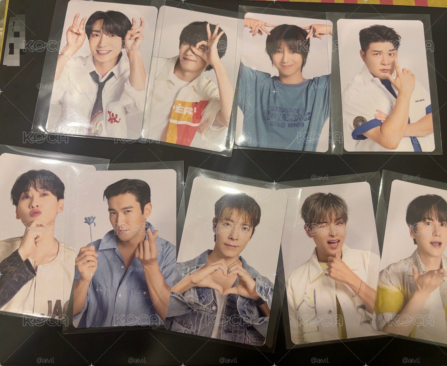 SJ Market 日超滿額卡全套（利特、希澈、藝聲、神童、銀赫始源、東海、厲旭、圭賢）