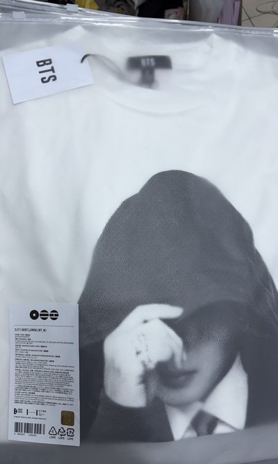 니니-台灣現貨 BTS防彈少年團 快閃店ARIRANG周邊 人臉T 短袖