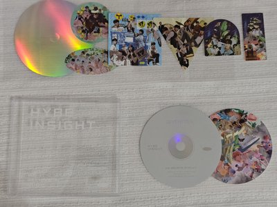 21’HYBE INSIGHT 盒裝小卡+明信片+貼紙組 