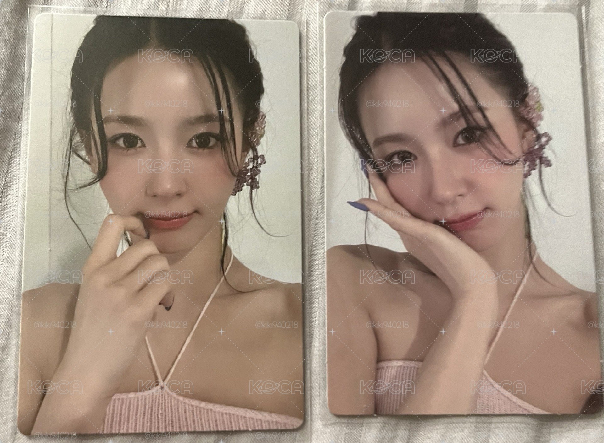 麵同造型兩張卡