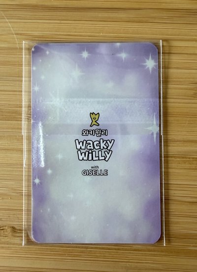 giselle wackywilly 代言小卡