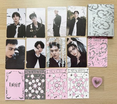 ［不拆售］圖一電子專卡旻寅菲玟一套+圖二空專（無貼紙）