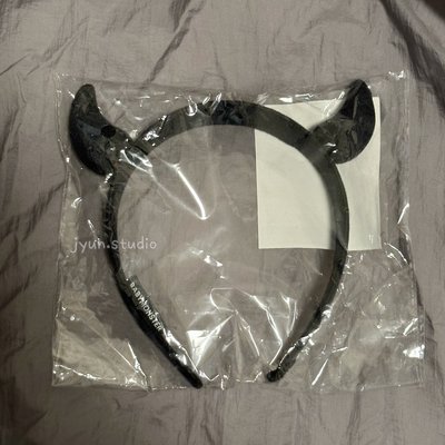 現貨 [惡魔角髮箍/黑] 日本24秋季周邊