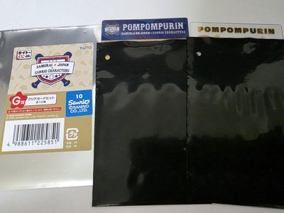 侍JAPAN × 三麗鷗 透明卡 布丁狗