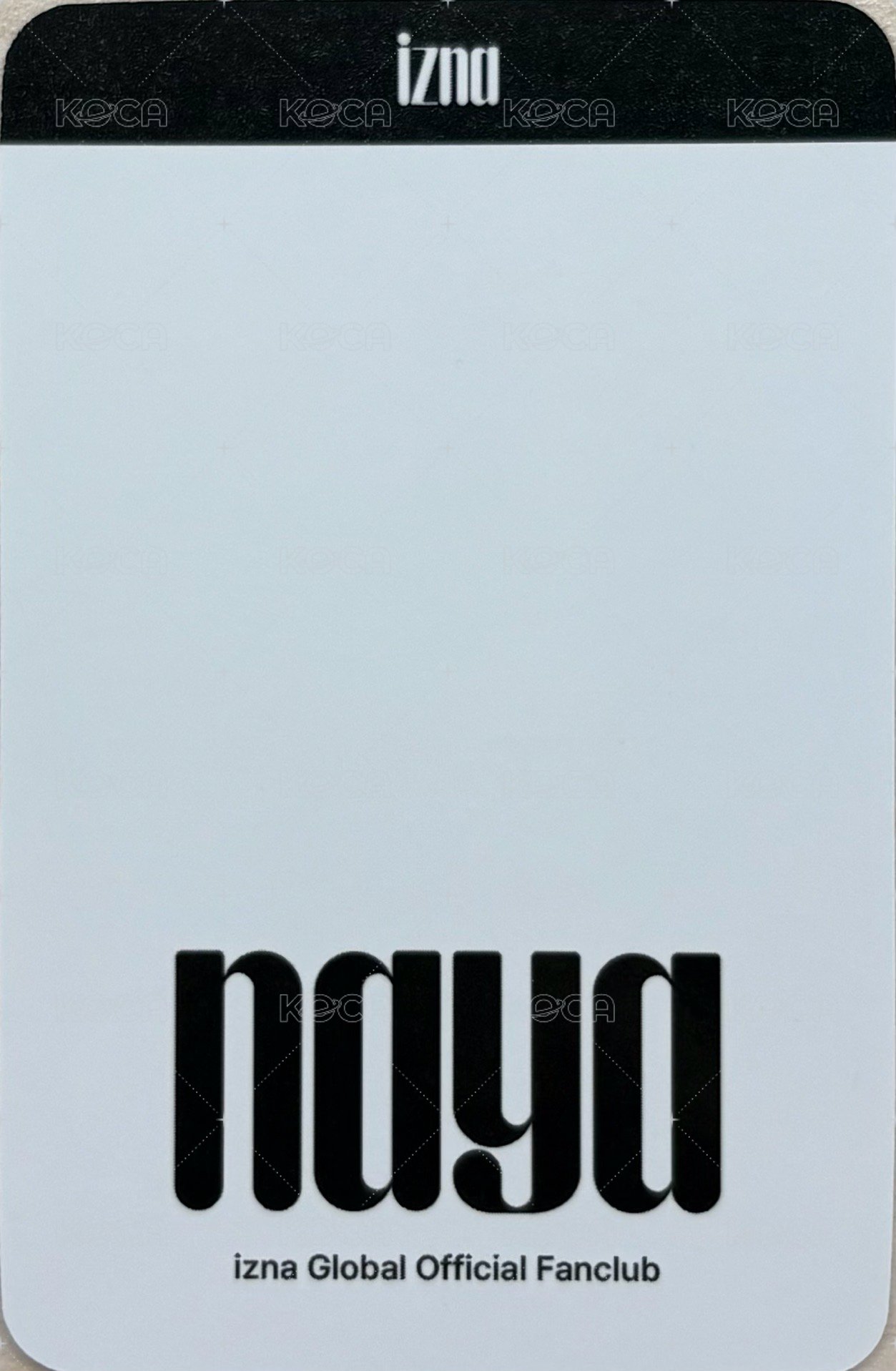 早鳥會員禮 會員禮卡  背面