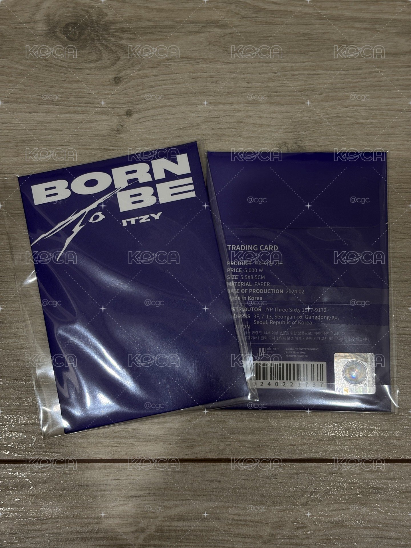 itzy born to be 快閃店隨機卡包