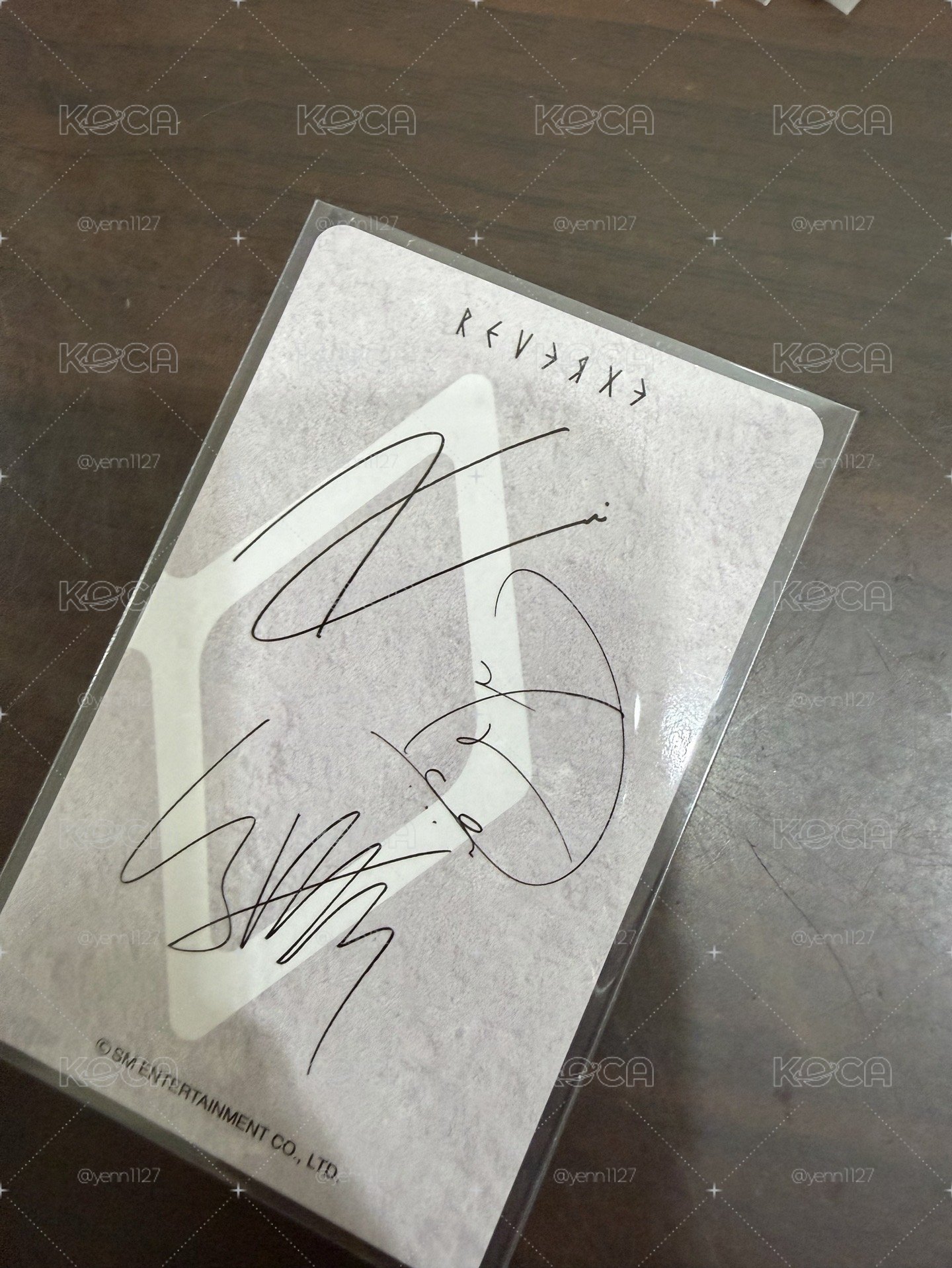 現貨 exo reverxe 小芒 特典小卡D 團卡