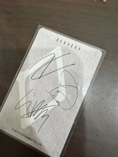 現貨 exo reverxe 小芒 特典小卡D 團卡