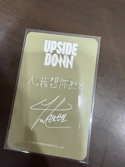 現貨 exo chanyeol 燦烈 upside down solo2 星河 特典小卡 中文卡背