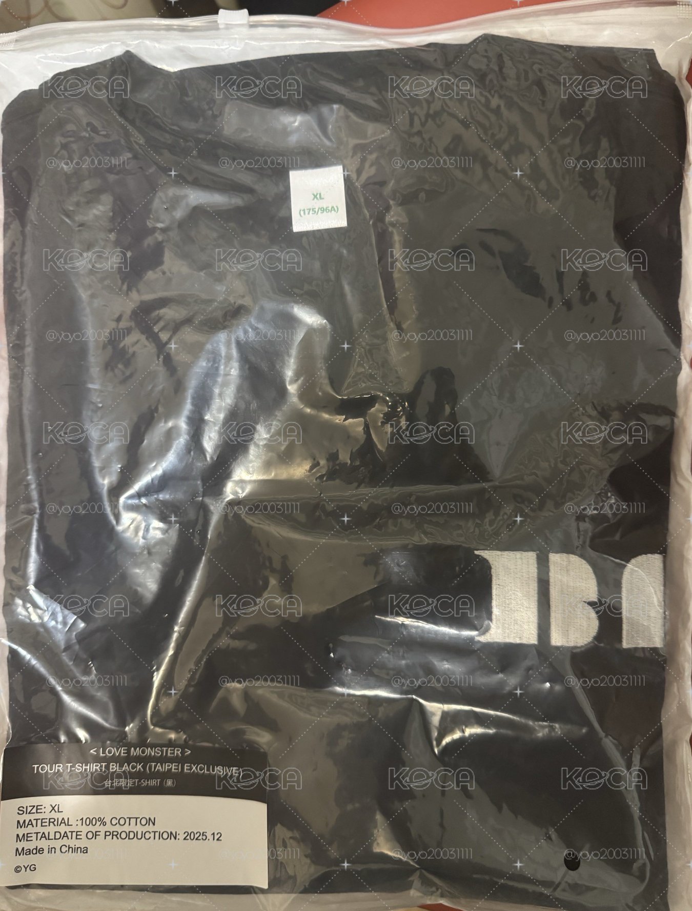 FC台北限定t-shirt XL 黑 全新未拆