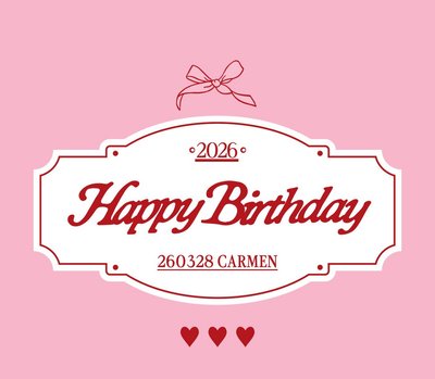 CARMEN ARTIST BIRTHDAY