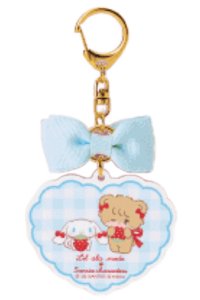 三麗鷗系列抽賞（當たりくじ） 鑰匙圈吊飾 ⑥ 藍色大耳狗