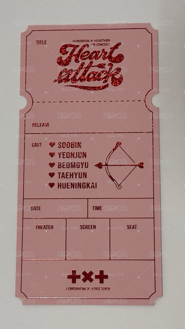 Heart Attack VR紀念票根