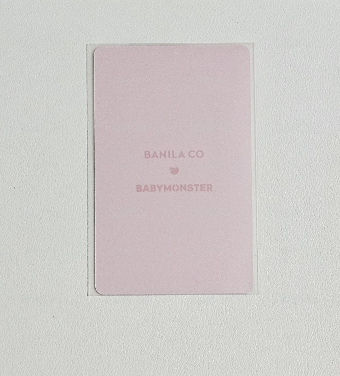🩵BANILA CO 4.0代言卡 茶
