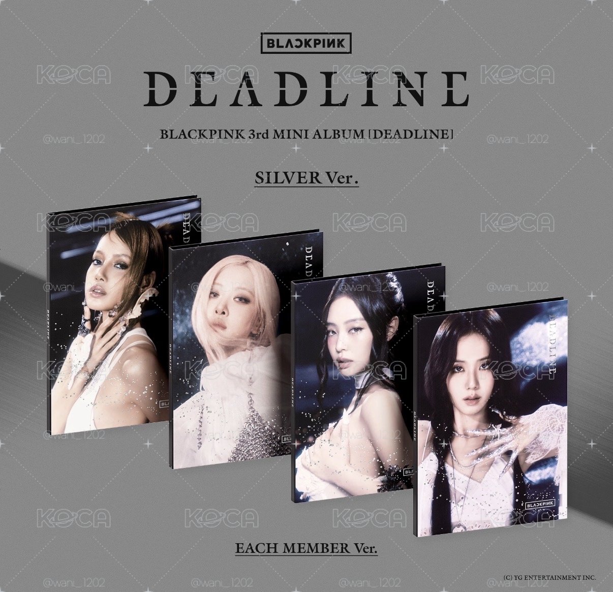 BLACKPINK個人專+三張wvs特典