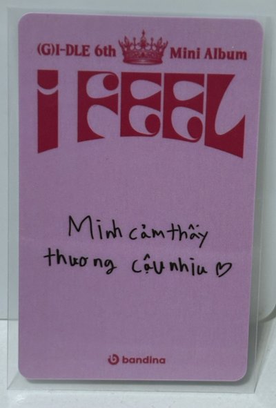 I Feel BANDINA 幸運卡 SOYEON