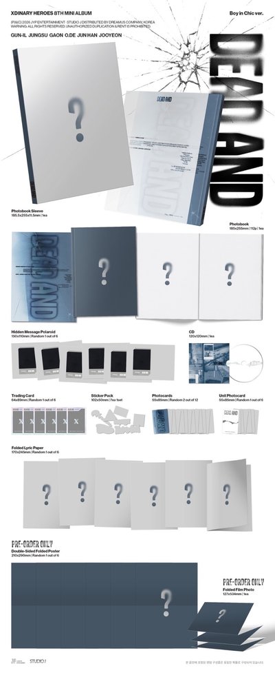 Xdinary Heroes mini8 dead and 未拆專 / 僅隨機物（可許願）