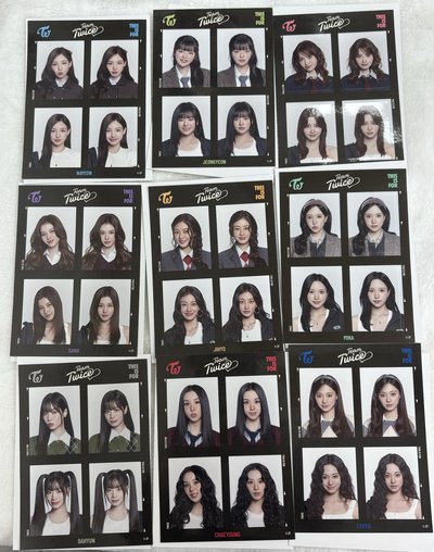 現貨 TWICE 日本新國立 證件照貼紙