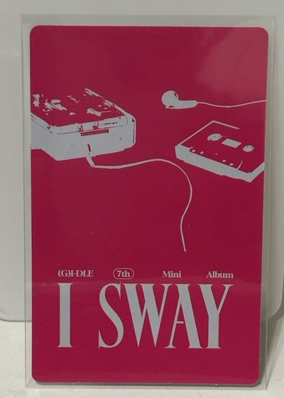 I SWAY 專輯卡 電子專 YUQI