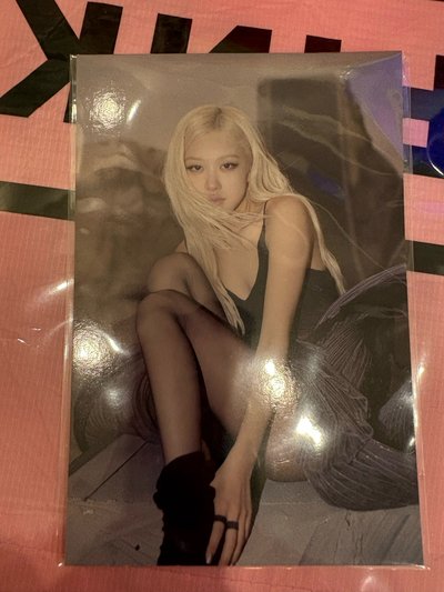Blackpink Rose微瑕疵明信片
