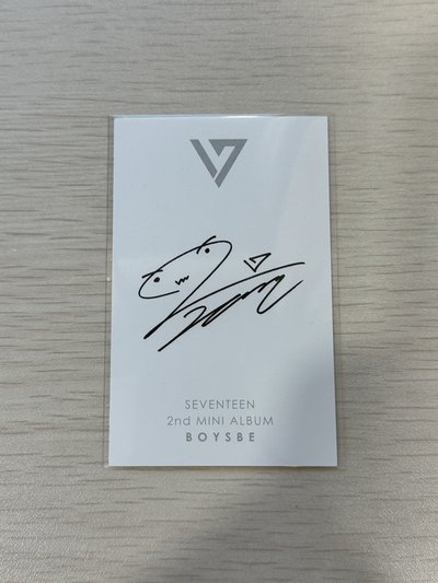 SEVENTEEN 迷二  淨漢 專卡