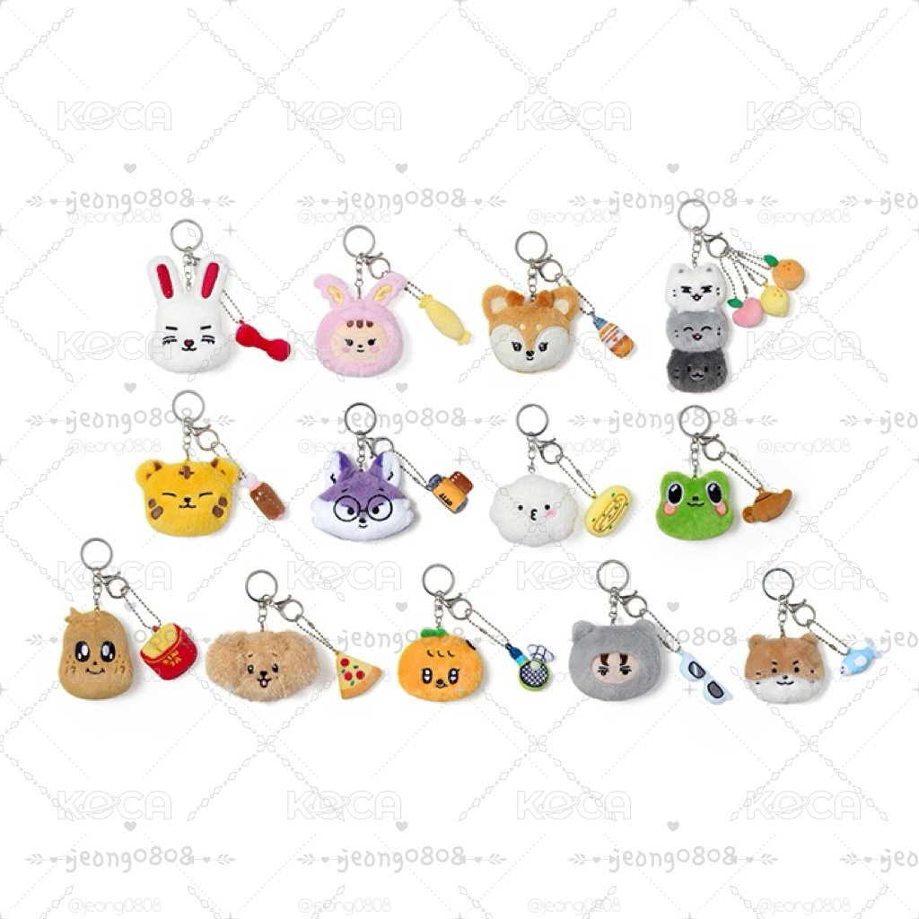 Face Plush Keyring
