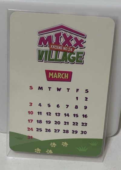 2024年曆卡 固配 LILY