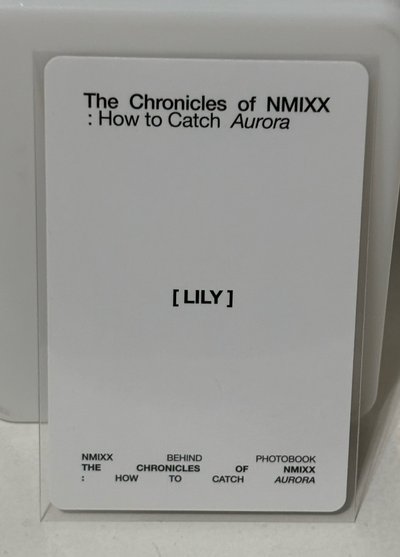 極光寫真 周邊卡 固配 LILY