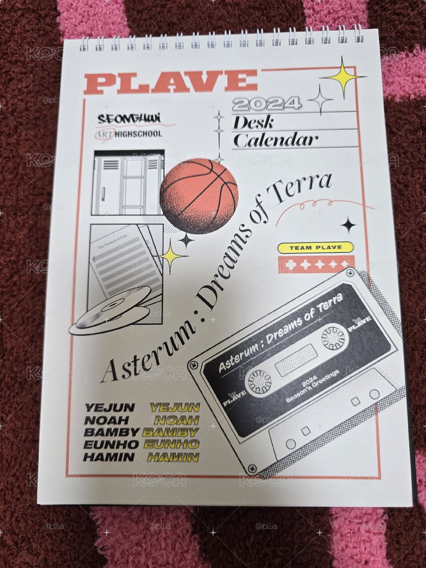 PLAVE 2024 桌曆 月曆