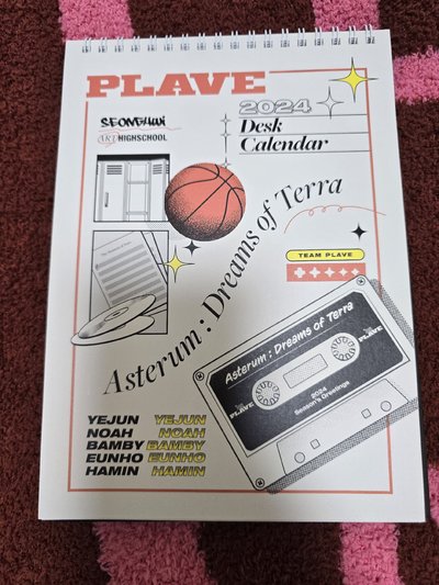 PLAVE 2024 桌曆 月曆