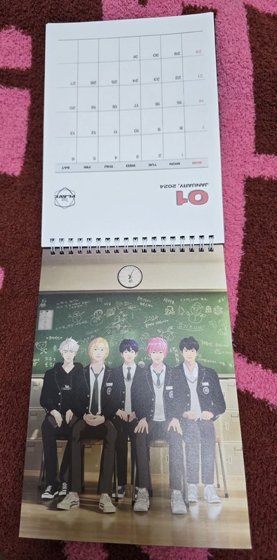 PLAVE 2024 桌曆 月曆