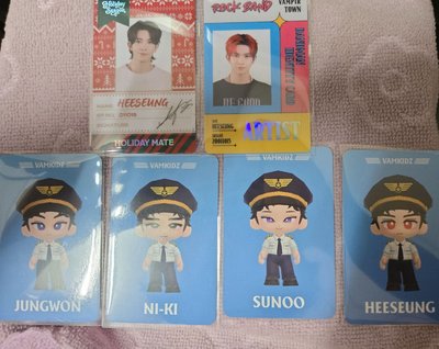 Enhypen Word 搖滾+節日羲SP+Q版*4